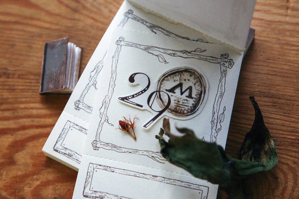 OURS Branch Frame Letterpress Label Book