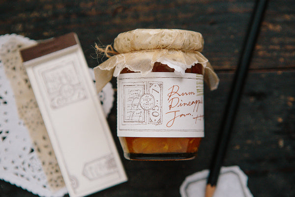 OURS Slide Glass Letterpress Label Book