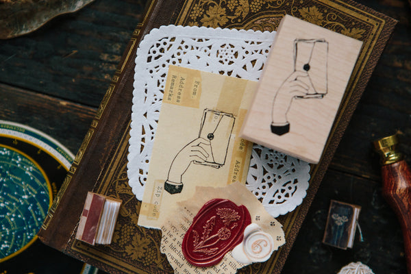OURS Hand Wood Stamp Set B