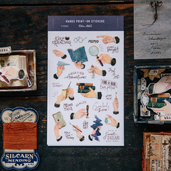 OURS Hands Print-on Stickers