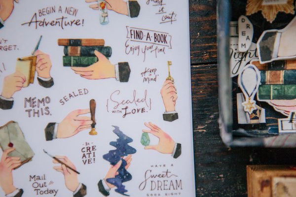 OURS Hands Print-on Stickers