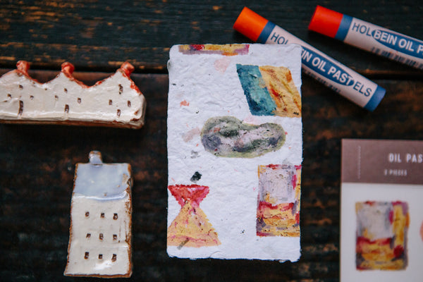 OURS Oil Pastel Print-on Stickers