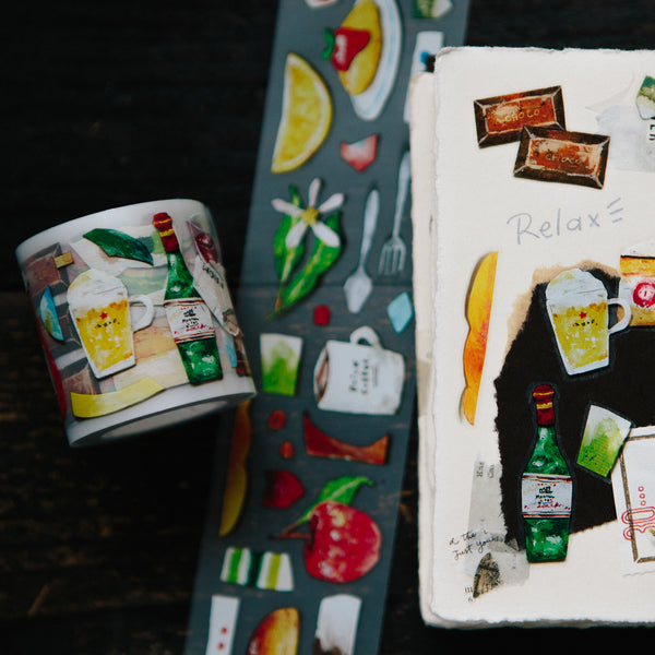 OURS Paper Craft - Eat Something PET Tape