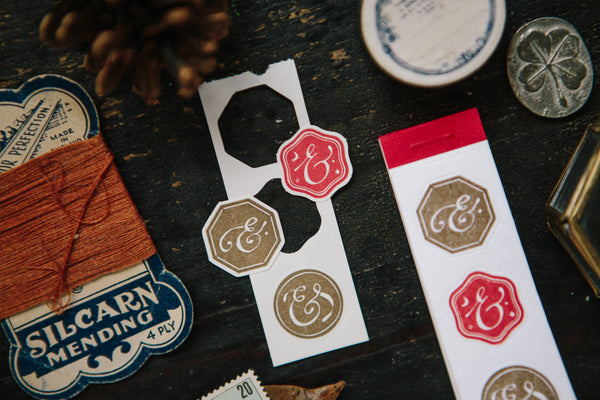 OURS Ampersand Letterpress Label Book