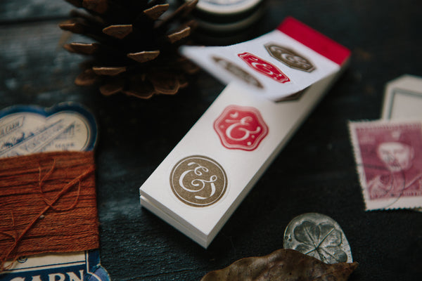 OURS Ampersand Letterpress Label Book