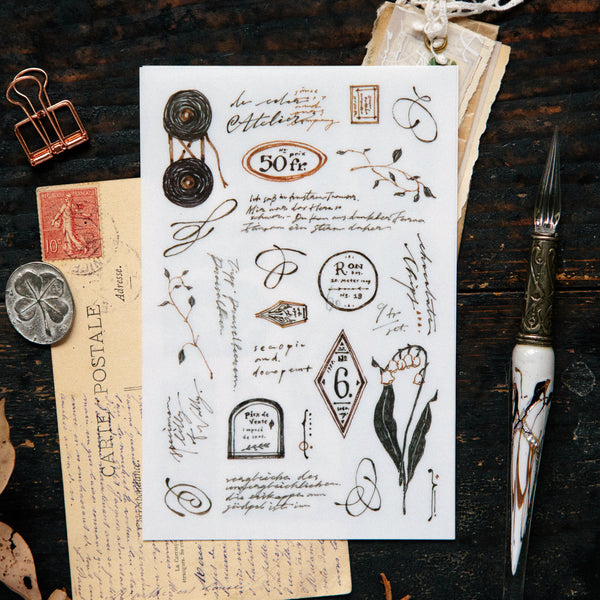 OURS Handwriting 2 Print-on Sticker