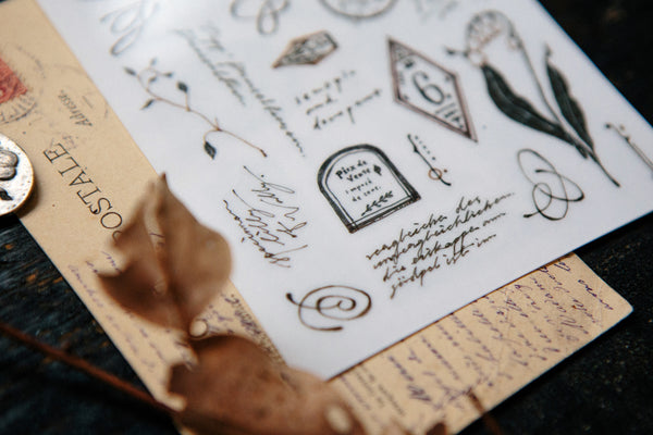 OURS Handwriting 2 Print-on Sticker