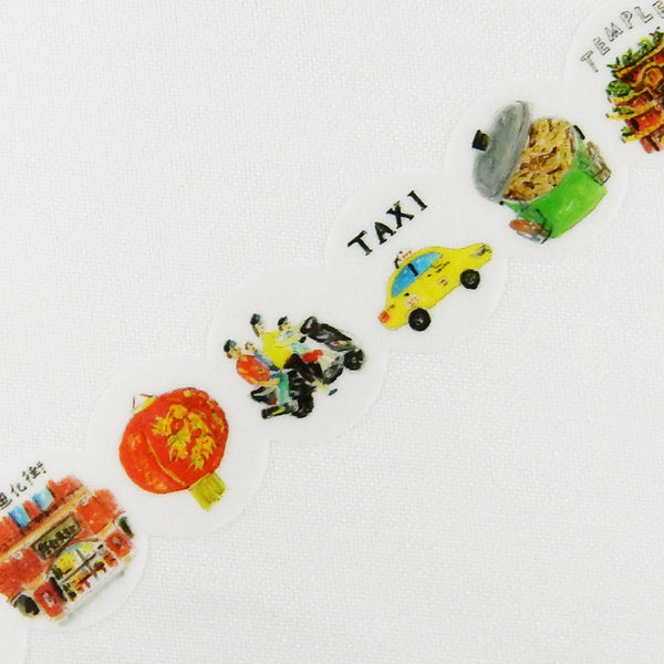 Round Top x Hirano Toshiyuki Washi Tape - Taiwan Travel