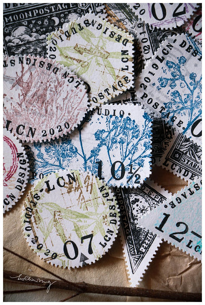 LCN Dried Flower Stamp Set A