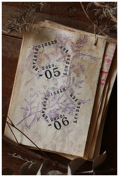 LCN Dried Flower Stamp Set B