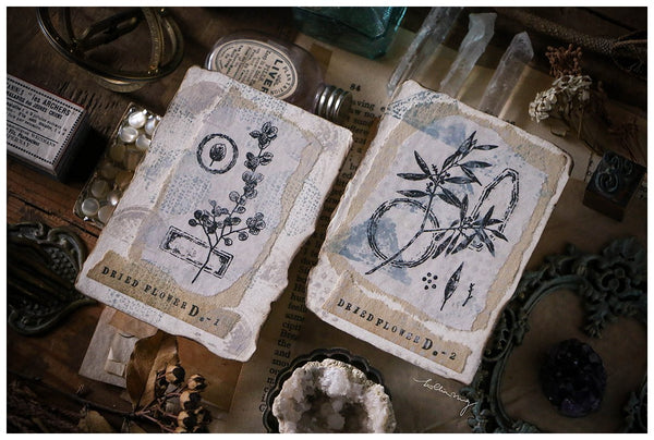LCN Dried Flower Stamp Set D