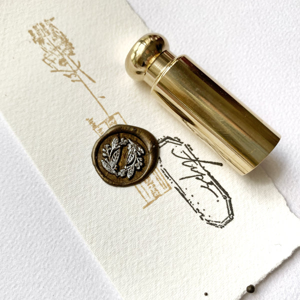 Twigs Brass Wax Seal Stamp - 15mm