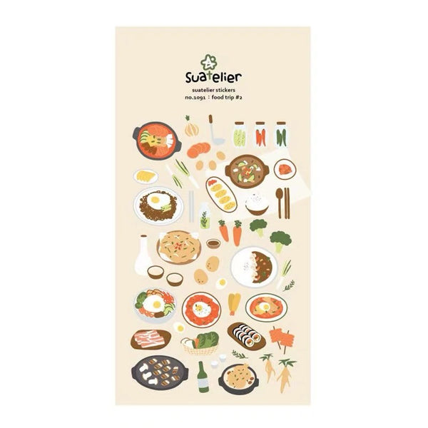 Suatelier Sticker - Food Trip 2