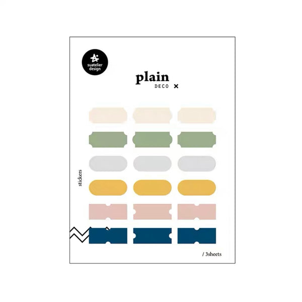 Suatelier Plain 58 Sticker