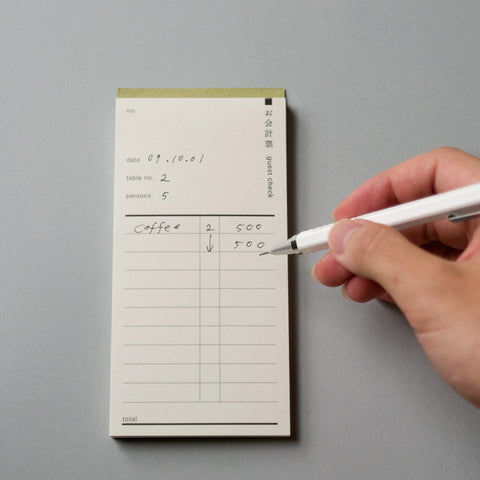 Classiky Guest Check Paper Pad