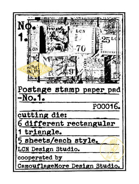 LCN Postage Stamp Paper Pad