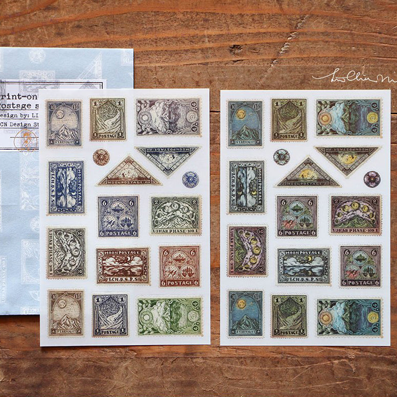 LCN Print-on Stickers - Postage Stamp