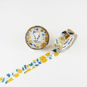 Round Top x MiriKulo:rer Washi Tape - Flower1