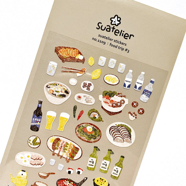 Suatelier Sticker - Food Trip 3