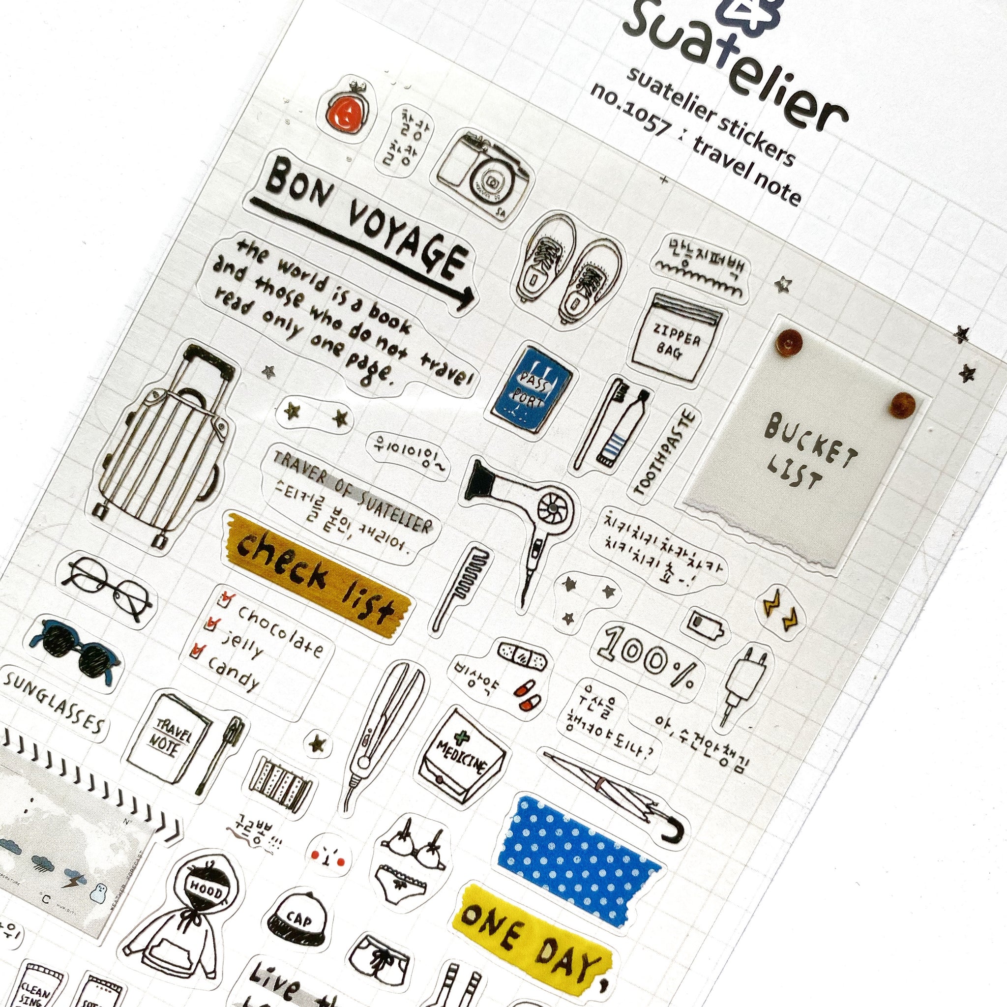 Suatelier Sticker - Travel Note