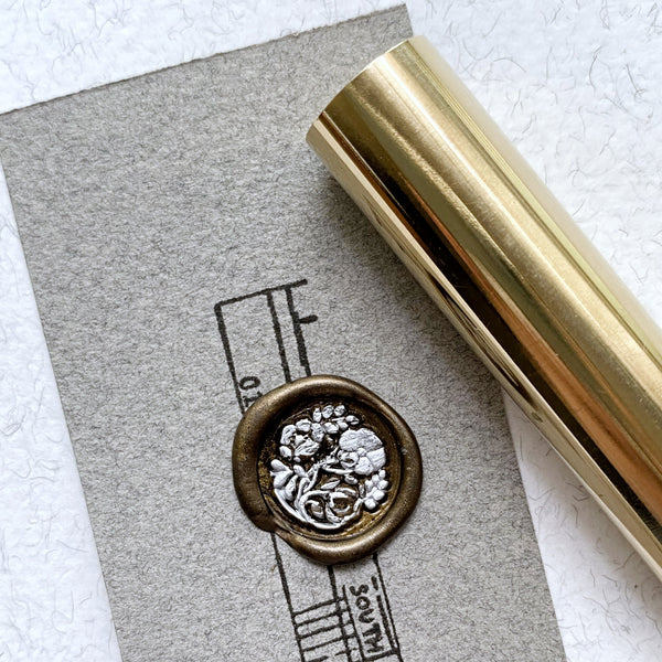 Floret #2 Brass Wax Seal Stamp - 15mm