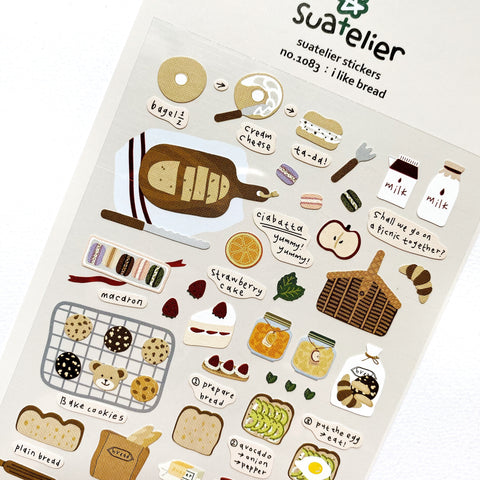 Suatelier Sticker - I Like Bread