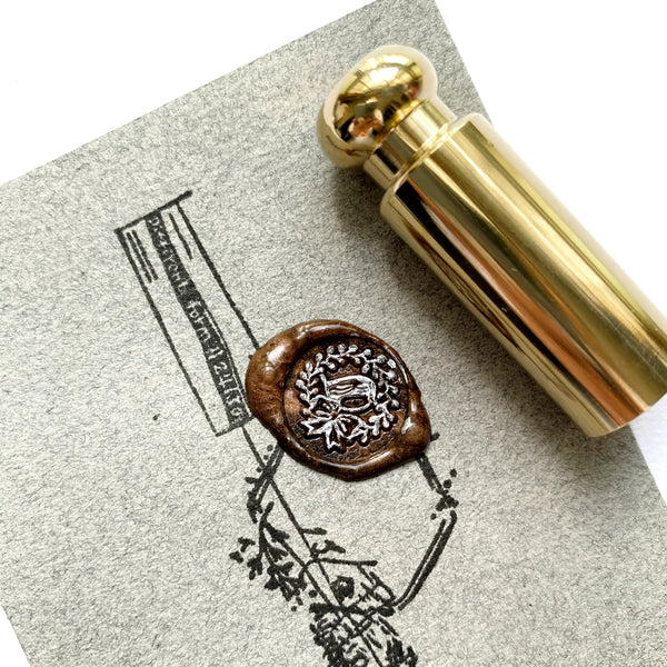 Little Bird Brass Wax Seal Stamp - 15mm