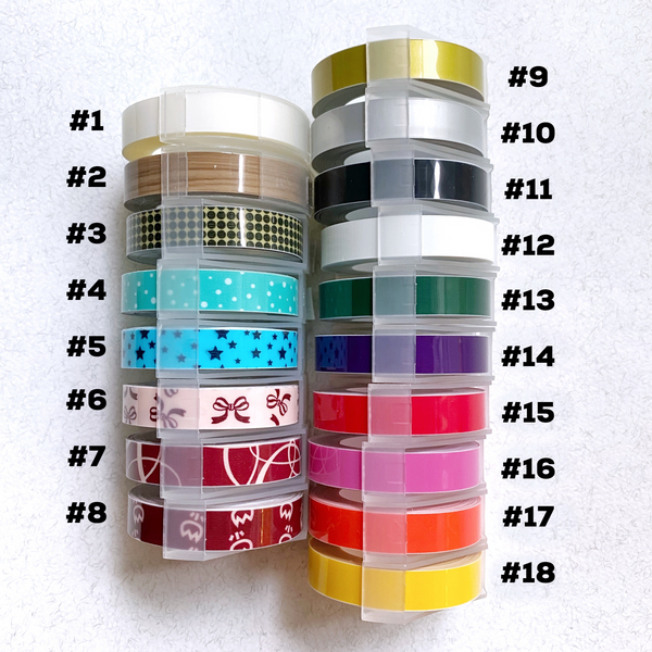 3D Embossing Label Tapes (9mm)